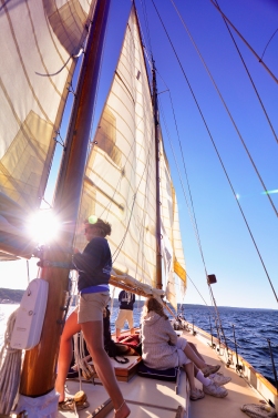 Schooner Excursions sailing - photo credit, Stu Gallagher Photography
